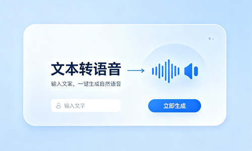 文本转音频/音色克隆/音色设计